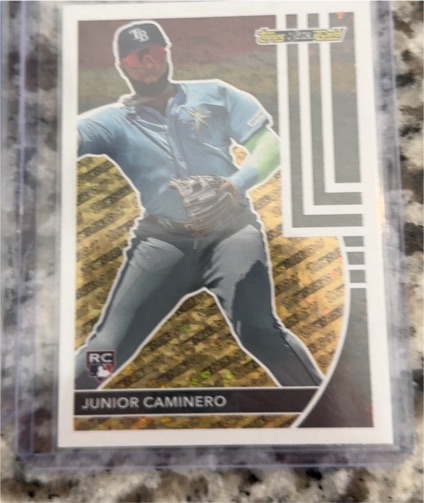 2024 Topps Update Series Black Gold #BG-12 Junior Caminero — front