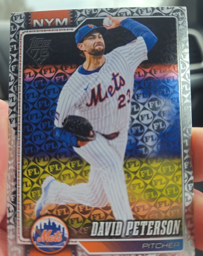 2026 Topps Series 1 #215 David Peterson — front