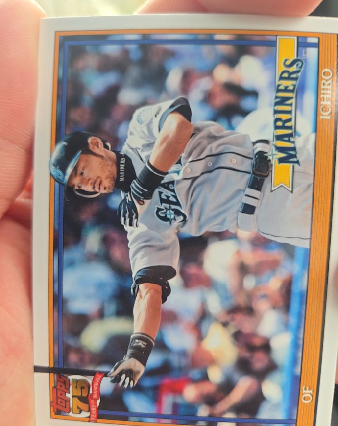 2026 Topps Series 1 #T91-33 Ichiro Suzuki — front