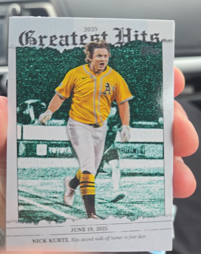2025 Topps Greatest Hits #GH-23 Nick Kurtz — front