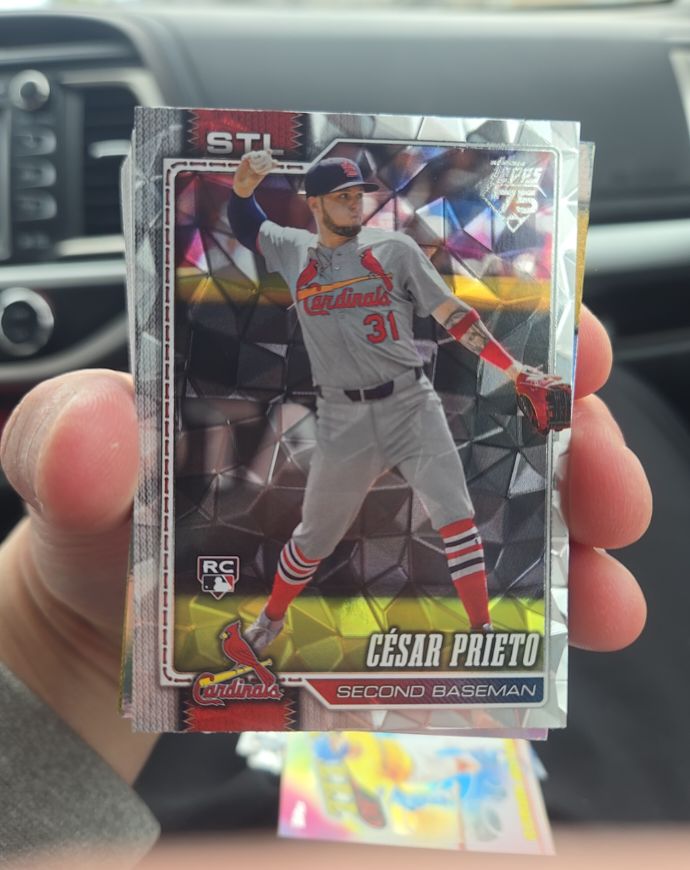 2026 Topps Series 1 #95 César Prieto — front