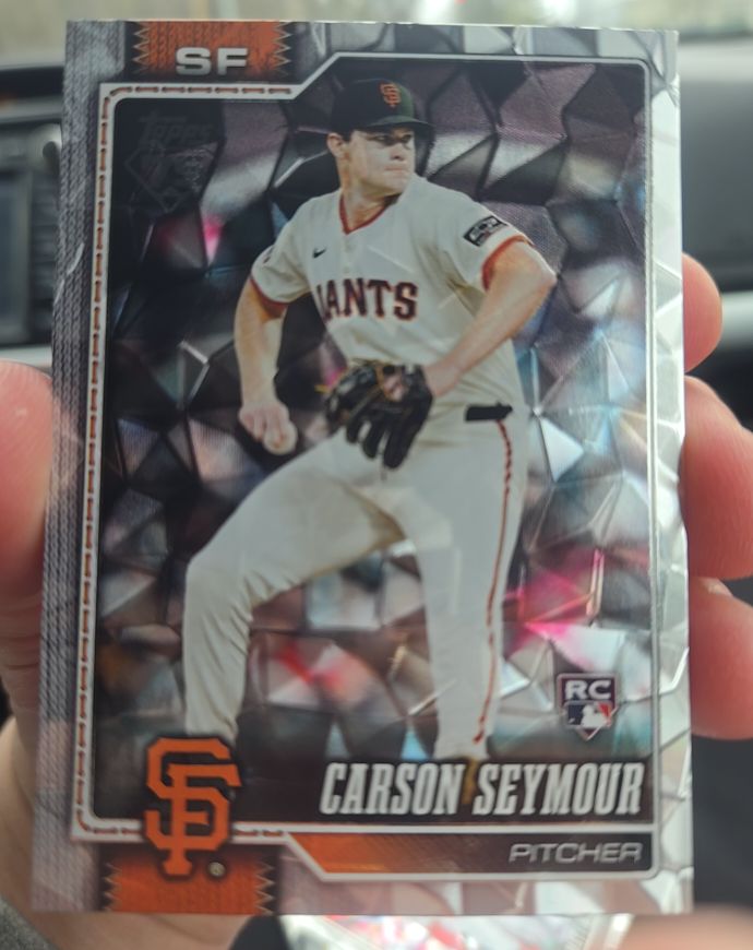 2026 Topps Series 1 #112 Carson Seymour — front