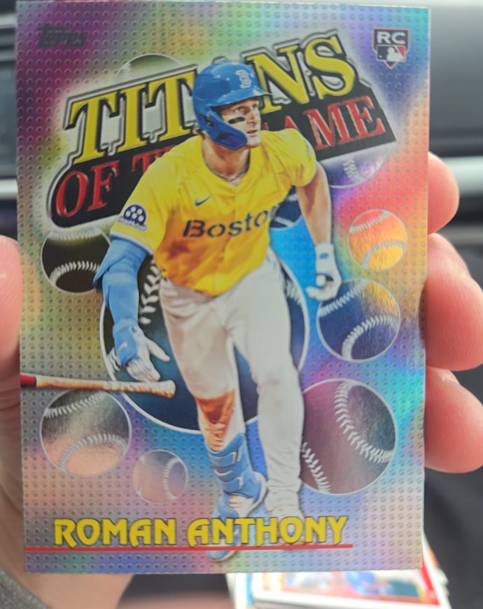 2026 Topps Titans of the Game #TOG-9 Roman Anthony — front