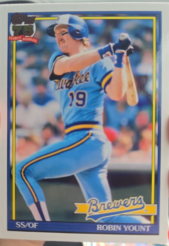 2026 Topps 75th Anniversary 1991 #T91-32 Robin Yount — front