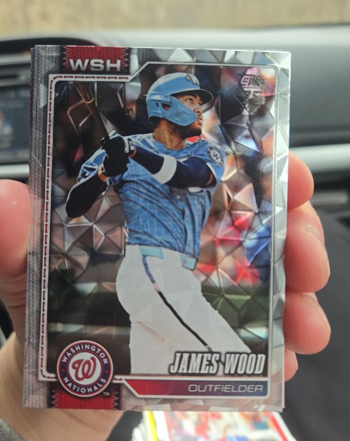 2026 Topps Series 1 #349 James Wood — front