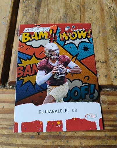 2025 Sage Artistry #56 DJ Uiagalelei — front