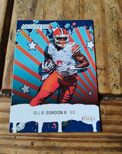 2025 SAGE Artistry #11 Ollie Gordon II — front