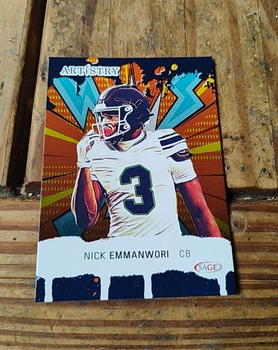 2025 Sage Artistry #48 Nick Emmanwori — front