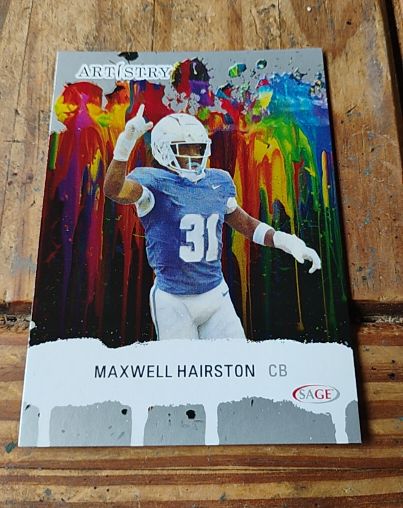 2025 SAGE Artistry #47 Maxwell Hairston — front