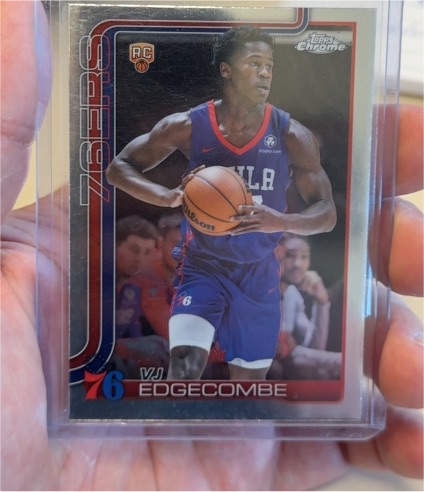 2025-26 Topps Chrome #253 VJ Edgecombe — front