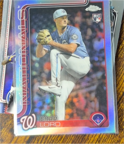 2025 Topps Chrome Update #USC77 Brad Lord — front