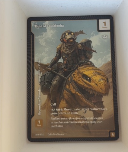 2025 Wonders of the First #164 Dina of Tau Mecha — front