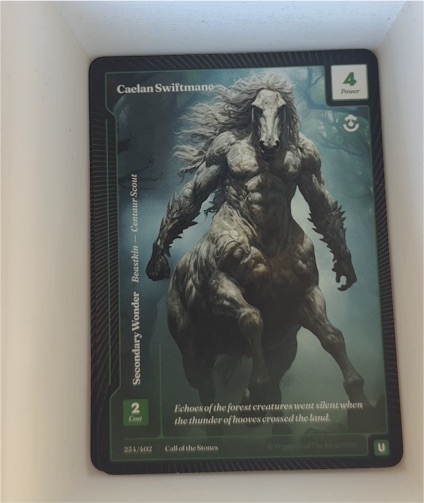 Wonders of the First #234 Caelan Swiftmane — front