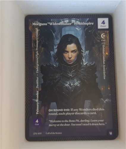 Call of the Storms #281 Morgana "Widowmaker" Wraithspire — front