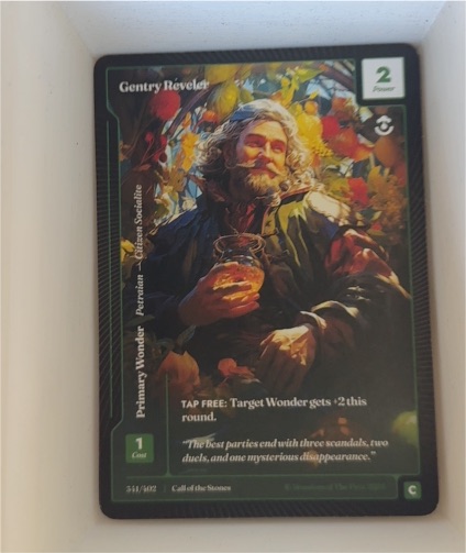 Call of the Stones #341 Gentry Reveler — front