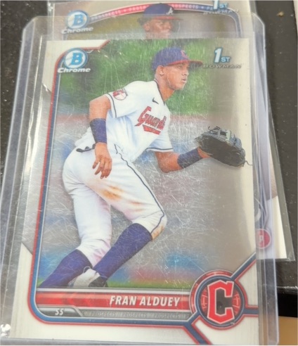 2022 Bowman Chrome #BCP-39 Fran Alduey — front