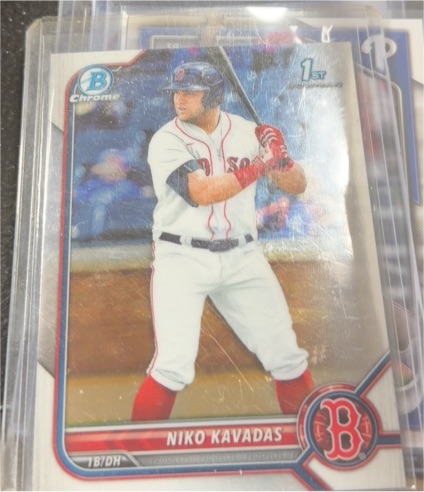 2022 Bowman Chrome Prospects #BCP-68 Niko Kavadas — front