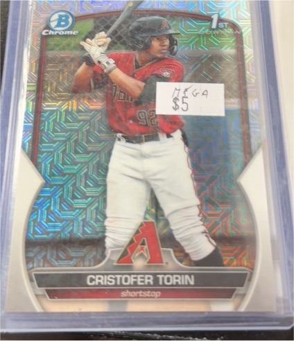 2023 Bowman Chrome #BCP-204 Cristofer Torin Mojo Refractor — front