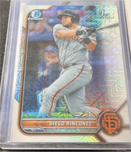 2022 Bowman Chrome #BCP-65 Diego Rincones — front