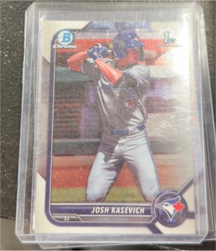2022 Bowman Draft Chrome #BDC-45 Josh Kasevich — front