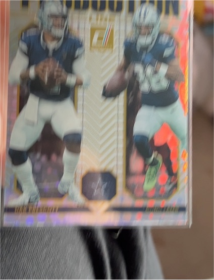 2025 Panini Donruss Production Line #3 Dak Prescott CeeDee Lamb — front
