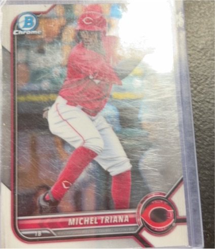 2022 Bowman Chrome #BCP-75 Michel Triana — front