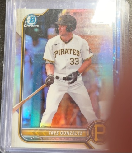 2022 Bowman Chrome Draft #BDC-157 Tres Gonzalez — front