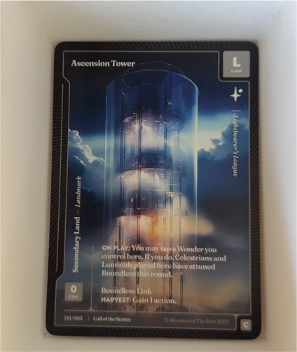 Wonders of the First 2025 #311 Ascension Tower — front