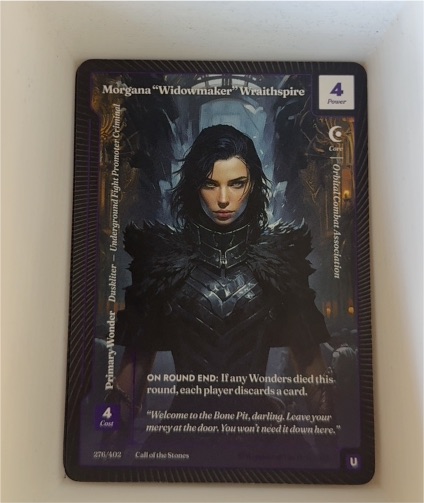 2025 Wonders of the First Existence #276 Morgana "Widowmaker" Wraithspire — front