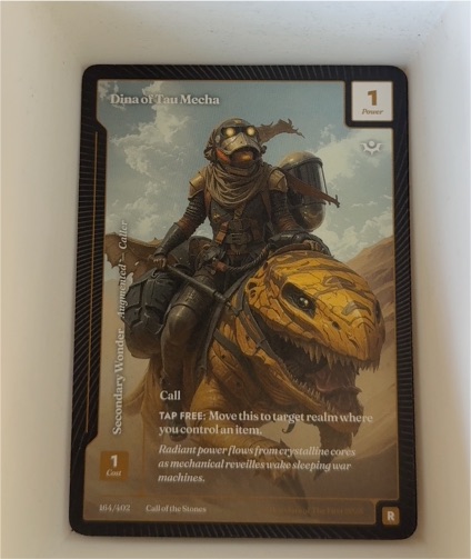 2025 Wonders of the First #164 Dina of Tau Mecha — front