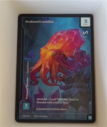 2025 Call of the Stones #148 Awakened Cuttlefish — front