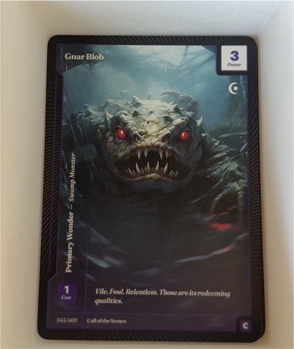 2025 Wonders of the First Existence #343 Gnar Blob — front