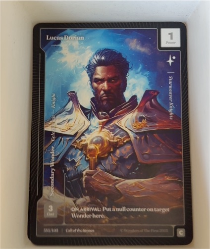 2023 Force of Will SMA-100 Lucas Dorian — front