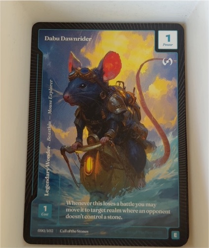Call of the Stones #090 Dabu Dawnrider — front