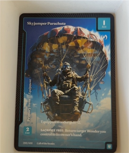 2025 Wonders of the First Existence #292 Skyjumper Parachute — front