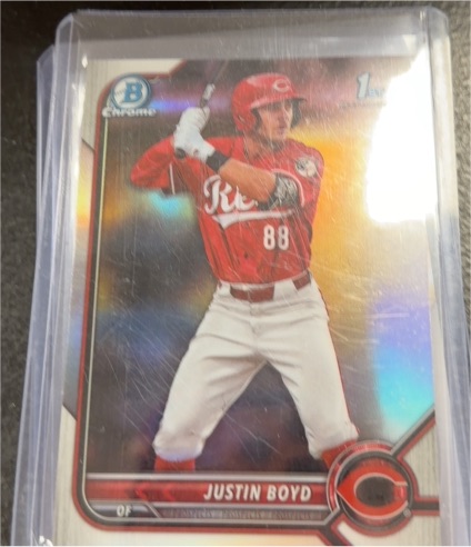 2022 Bowman Draft Chrome #BDC-13 Justin Boyd — front
