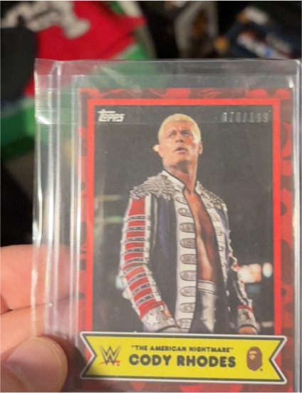 2025 Topps WWE x BAPE #2 Cody Rhodes — front