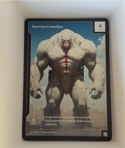 2025 Wonders of the First #585 Starwine Custodian — front
