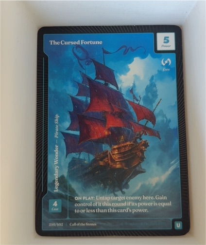 Wonders of the First Call of the Stones #299 The Cursed Fortune — front
