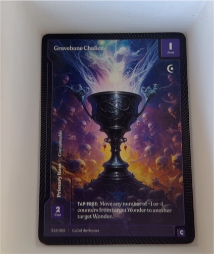 2025 Call of the Stones #548 Gravebane Chalice — front