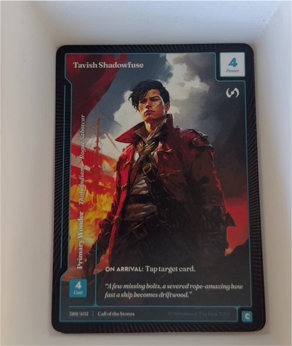 2025 Wonders of the First #389 Tavish Shadowfuse — front