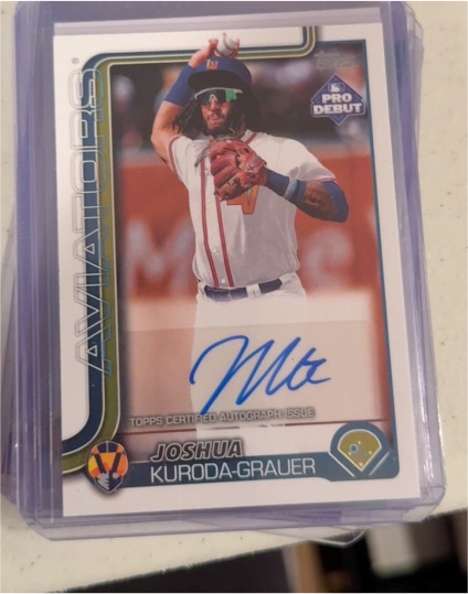 2025 Topps Pro Debut #PD-35 Joshua Kuroda-Grauer — front