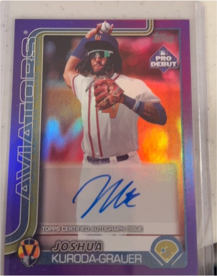 2025 Topps Pro Debut #PD-35 Joshua Kuroda-Grauer — front