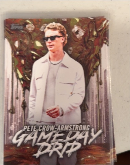 2026 Topps Series 1 #GD-4 Pete Crow-Armstrong Gameday Drip — front