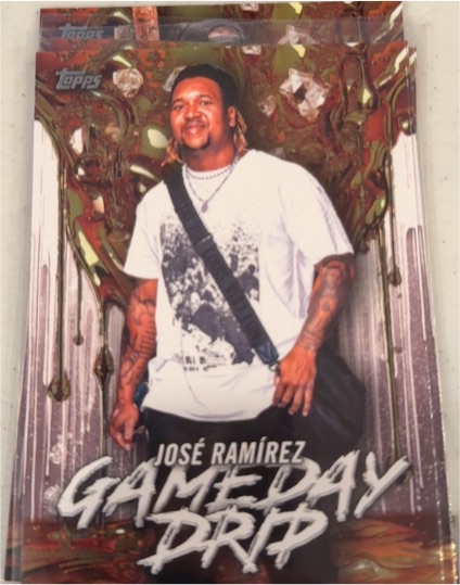 2026 Topps Series 1 Celebration #GD-18 José Ramírez Gameday Drip — front