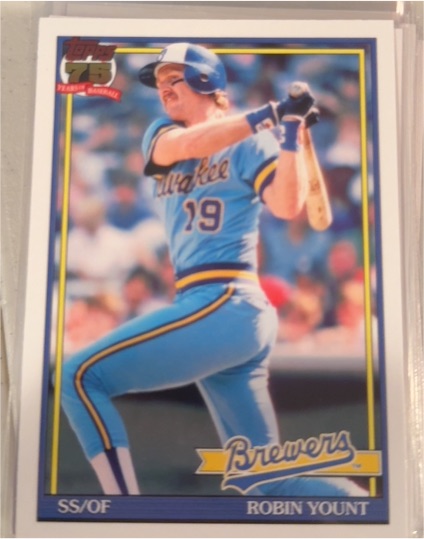 2026 Topps Series 1 #T91-32 Robin Yount Milwaukee Brewers — front