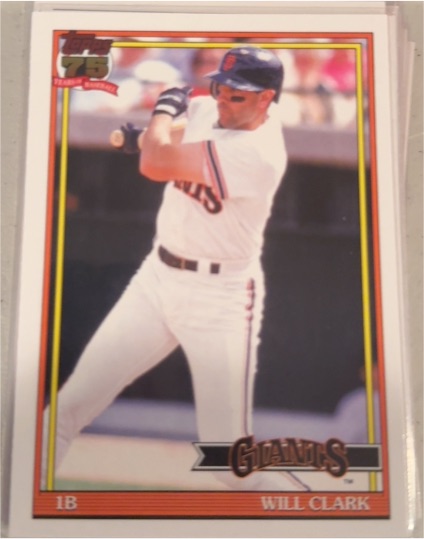 2026 Topps #T91-11 Will Clark — front