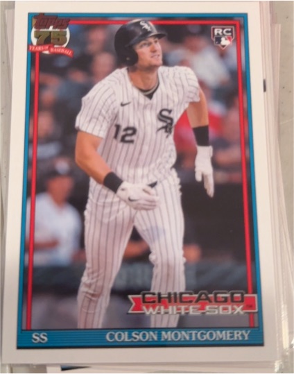 2026 Topps Series 1 75th Anniversary #T91-4 Colson Montgomery — front