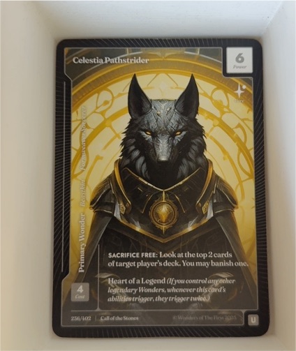 2025 Wonders of the First #236 Celestia Pathstrider — front