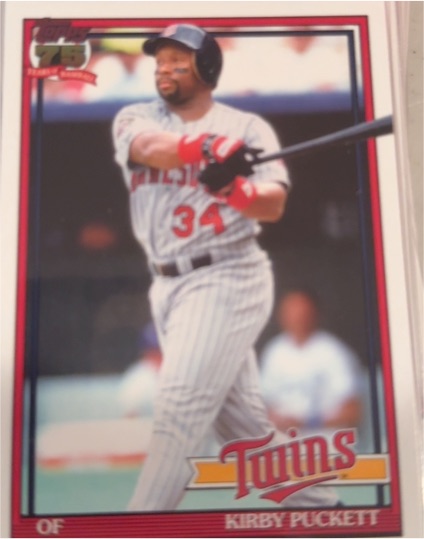 2026 Topps Series 1 #T91-94 Kirby Puckett — front